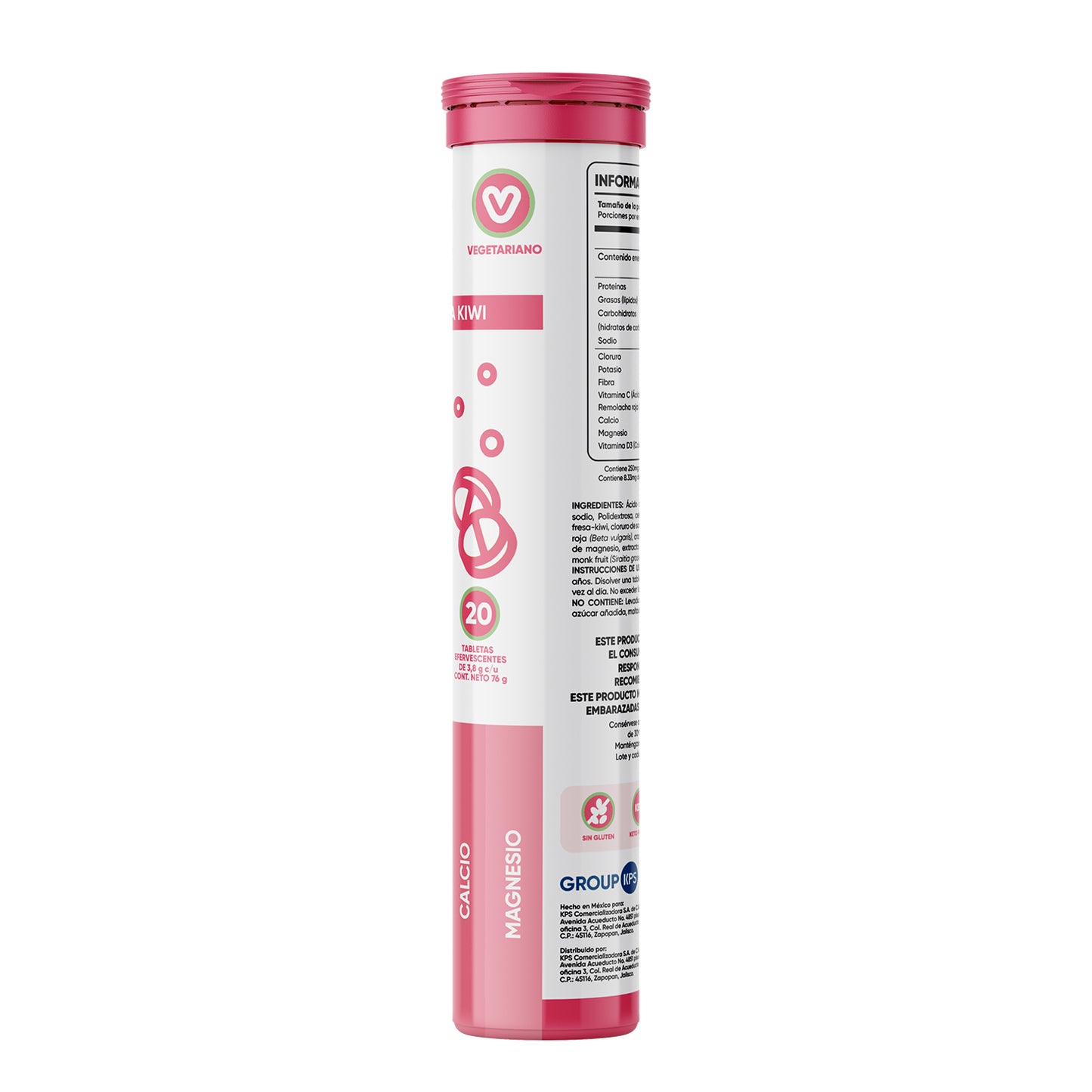 Multilyte Electrólitos Fresa Kiwi 20 tab