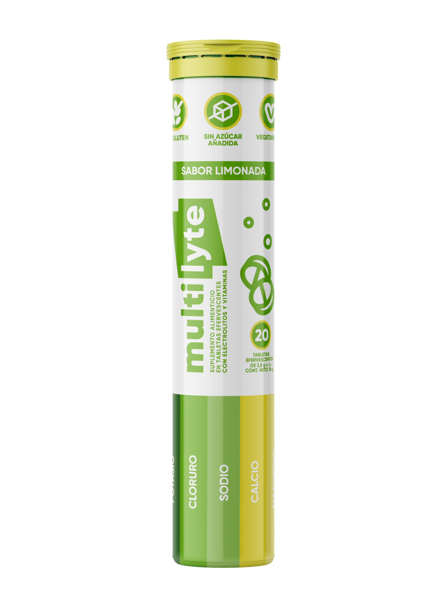 Multilyte Electrólitos Limonada 20 tab