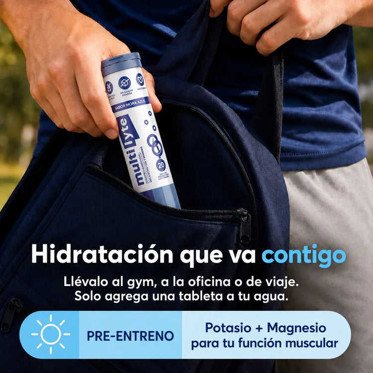 MultiLyte Electrólitos Mora Azul - 4 PACK
