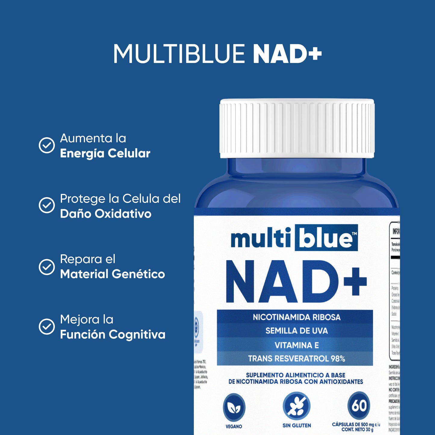 Multiblue NAD+  60 Cap