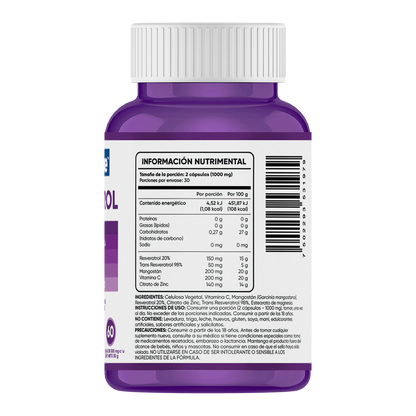 Multiblue Resveratrol 60 caps