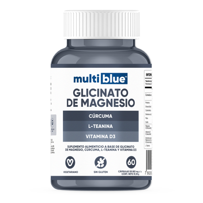 Glicinato de Magnesio Multiblue - 60 Caps