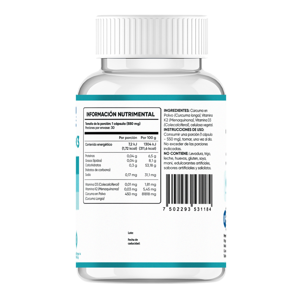 Vitamina K2+D3 Multiblue - 30 Caps