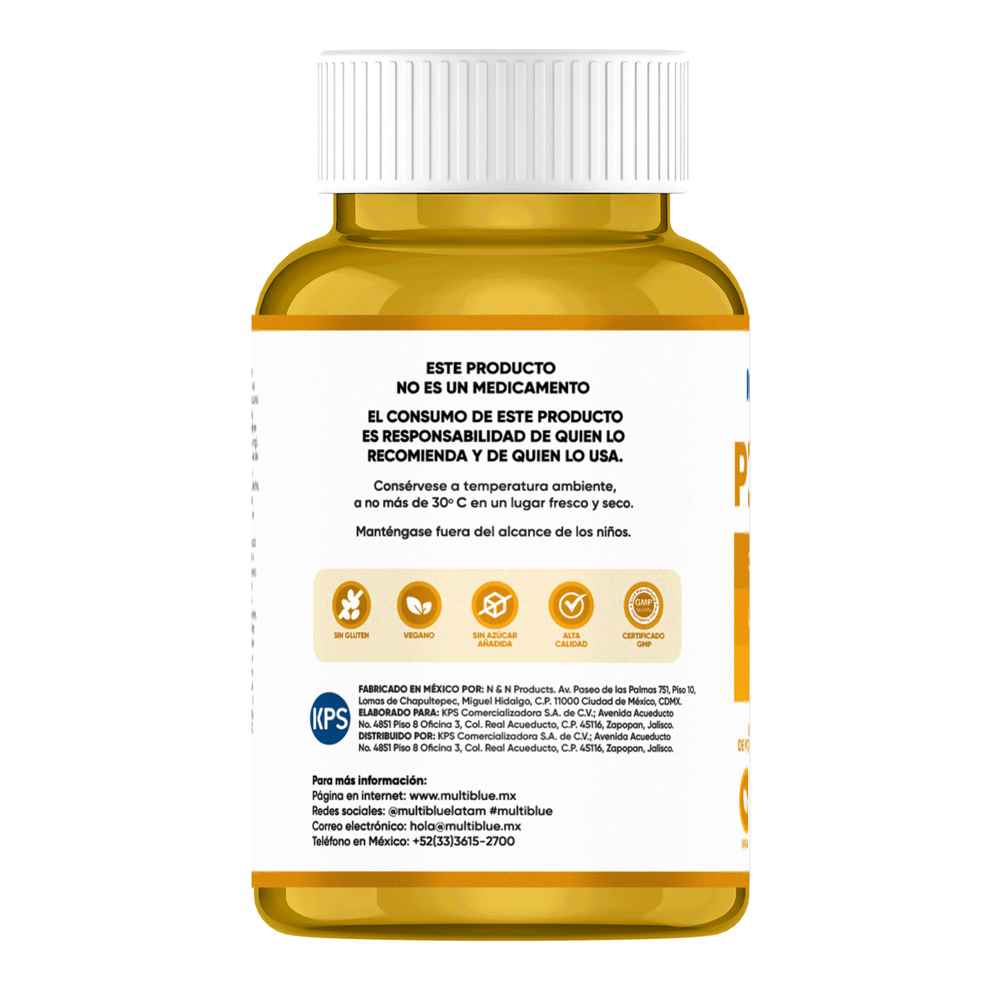 Potasio Multiblue 60 Capsulas | Citrato de Potasio, Curcuma y Jitomate
