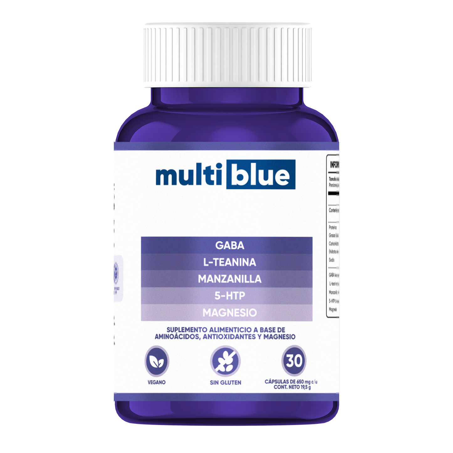 Multiblue Magnesio y GABA 30 Cap