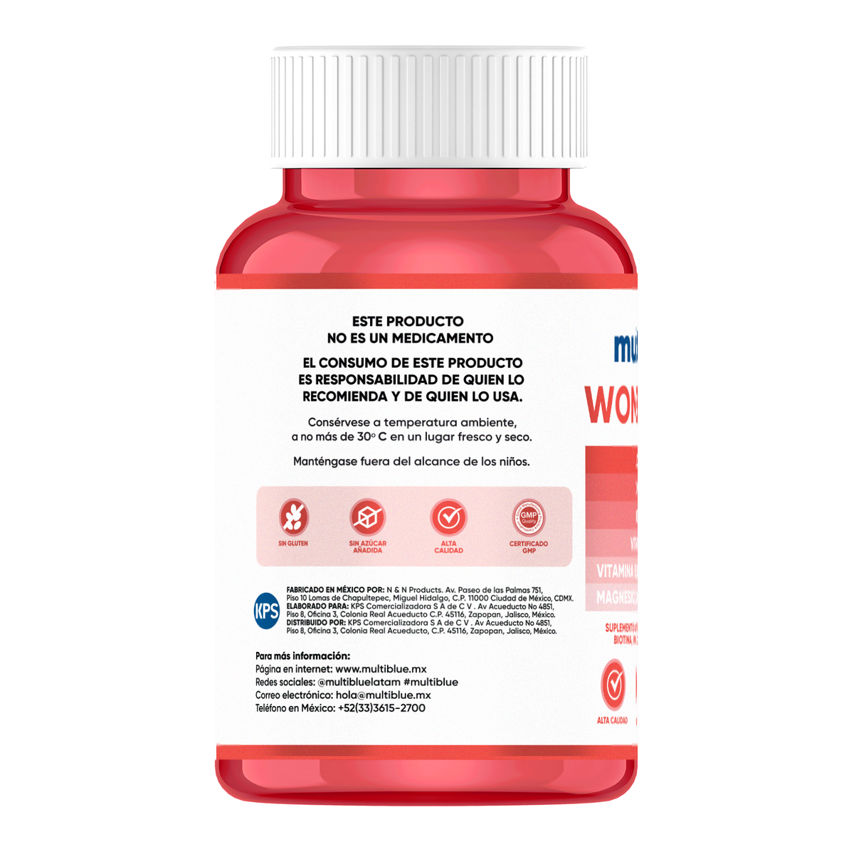 Multivitamínico Women's 360 Multiblue - 90 Caps