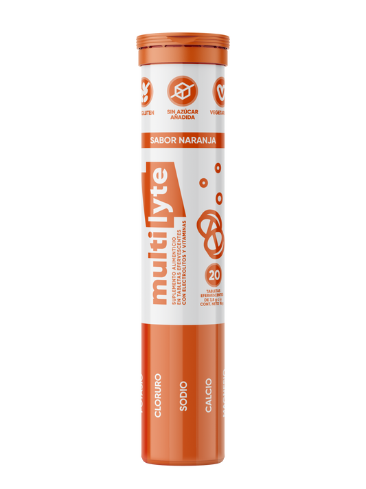 Multilyte Electrólitos Naranja 20 tab
