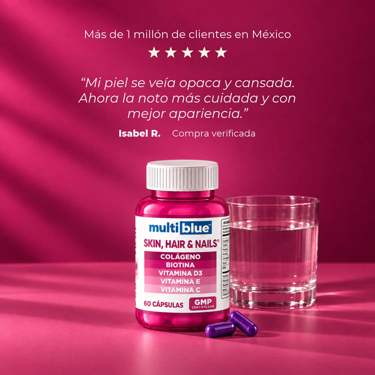 Reseña de cliente de Colágeno MultiBlue (Skin, Hair & Nails)