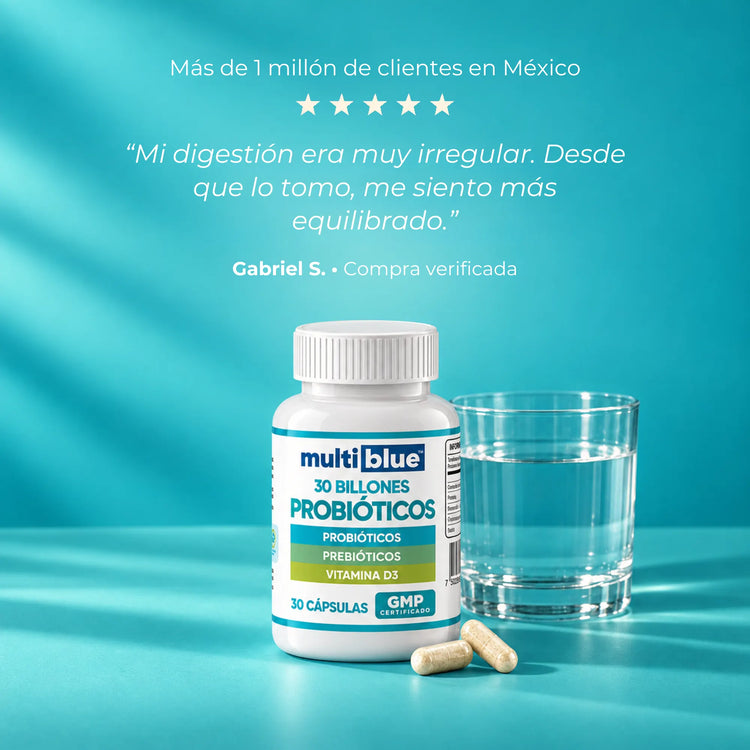 Reseña de cliente de Probióticos MultiBlue