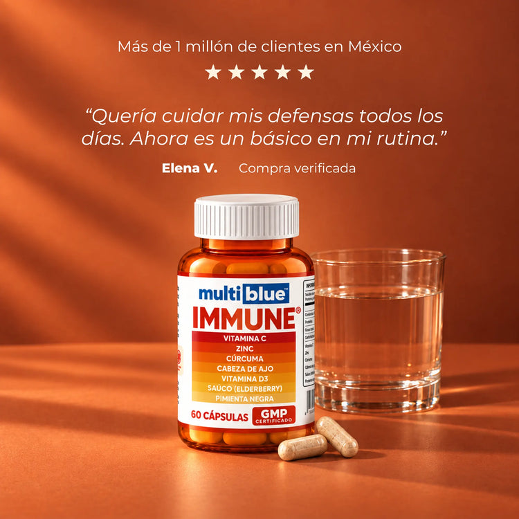 Reseña de cliente de Vitamina C + Cúrcuma MultiBlue
