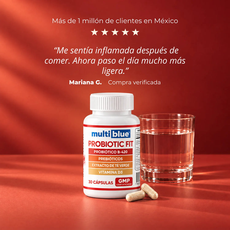 Reseña de cliente de Probiótico Fit MultiBlue