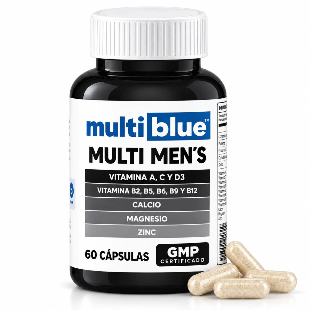 Frasco de Multivitamínico Men's MultiBlue